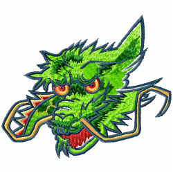 Dragoes Embroidery Design 8 Dragoes Embroidery Design 8